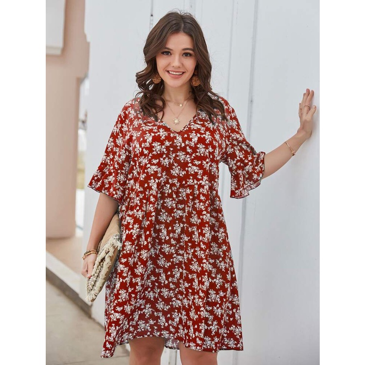 Simplee V-neck Striped Dress Casual Long Sleeve Wide Belt Blue A line Female Dress Autumn winter office mini dress