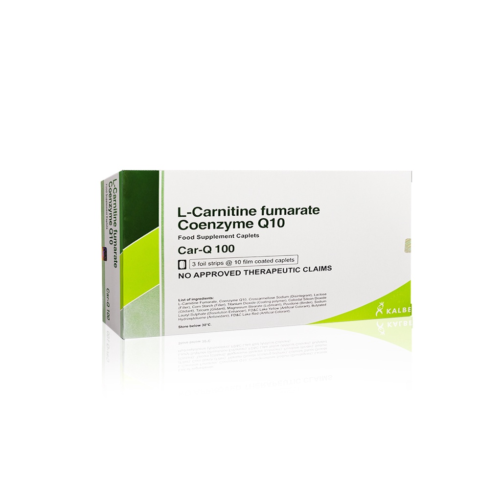 injectable l carnitine storage L-Carnitine 500mg + Coenzyme Q10 100mg CarQ Heart Supplement