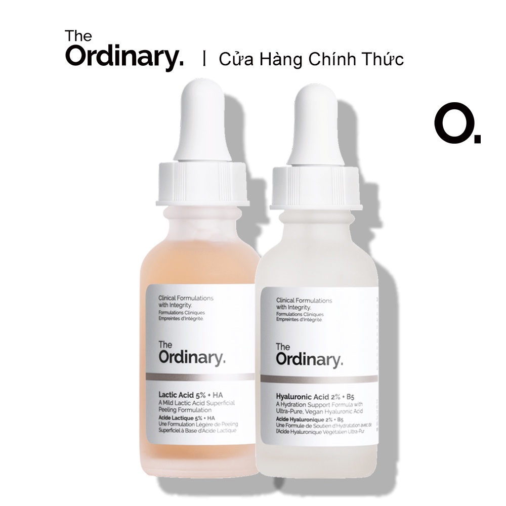 The Ordinary Moisturizing Set Lactic Acid 5 + HA / Hyaluronic Acid 2