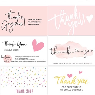 10-30Pcs thank you for supporting my small business cards, small