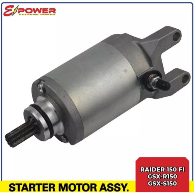 RAIDER 150/FU150 STARTER MOTOR E POWER | Shopee Philippines