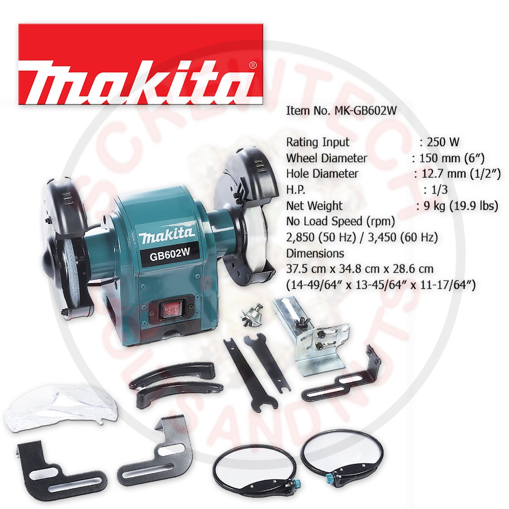 MAKITA GB602W BENCH GRINDER | Shopee Philippines