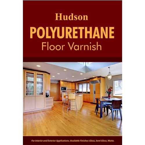 Hudson Polyurethane Floor Varnish 4L (Choose Top Coat, or Sealer