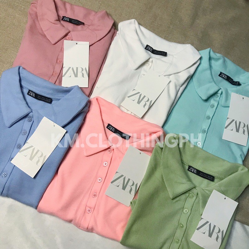 Pastel color polo shop shirt