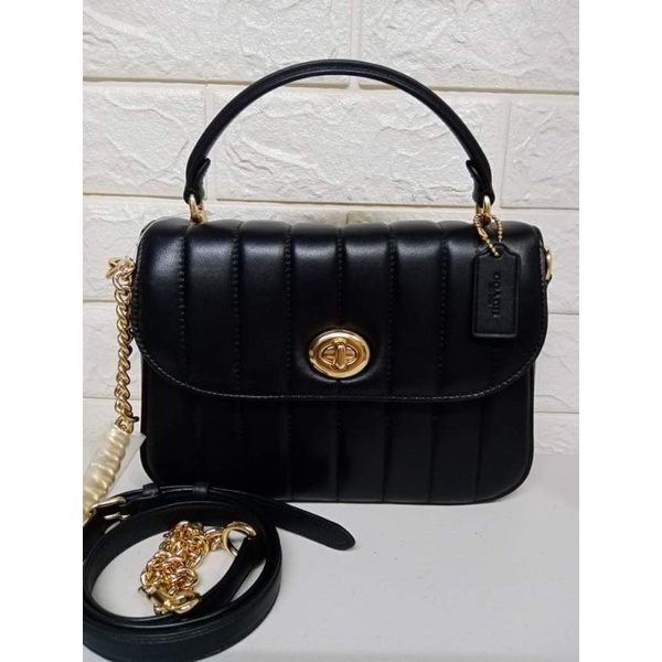 Original Coach Marlie Top Handle Satchel With Quilting Shopee Philippines
