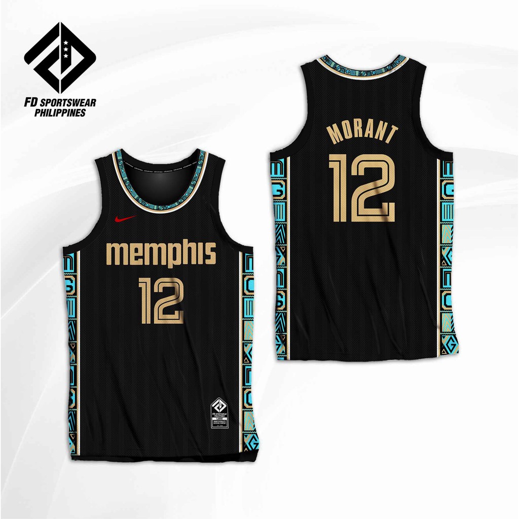 MEMPHIS GRIZZLIES JA MORANT 2021 SOUL CITY EDITION FULL SUBLIMATED