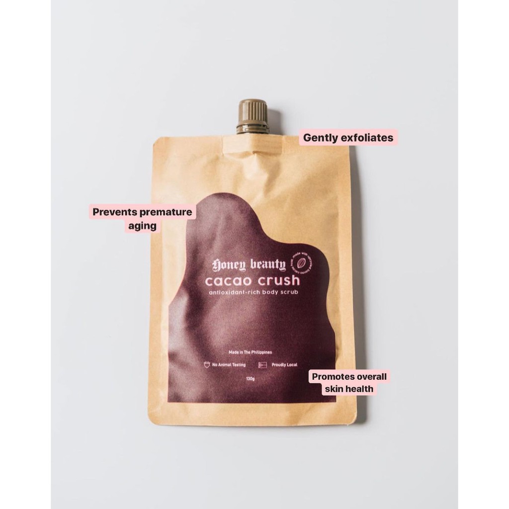 Honey Beauty Cacao Crush Body Scrub AntioxidantRich Davao Chocolate