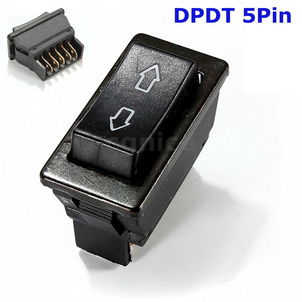 Universal DC 12V 20A Auto Car Power Window Switch 5pin ON/OFF SPST