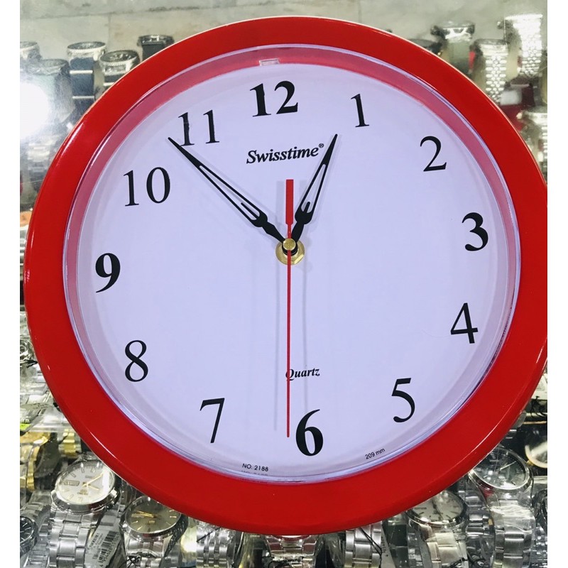 Wall Clock Swiss Time Quartz Shopee Philippines