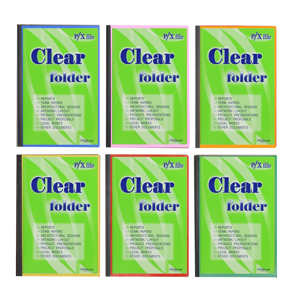 Clear Folder Long P/X File for Reports | Shopee Philippines