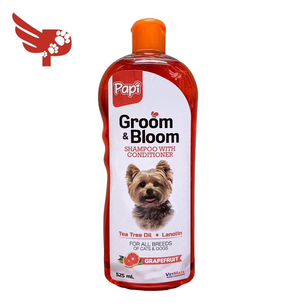 Papi Groom & Bloom Shampoo with Conditioner 500ml Grapefruit Scent