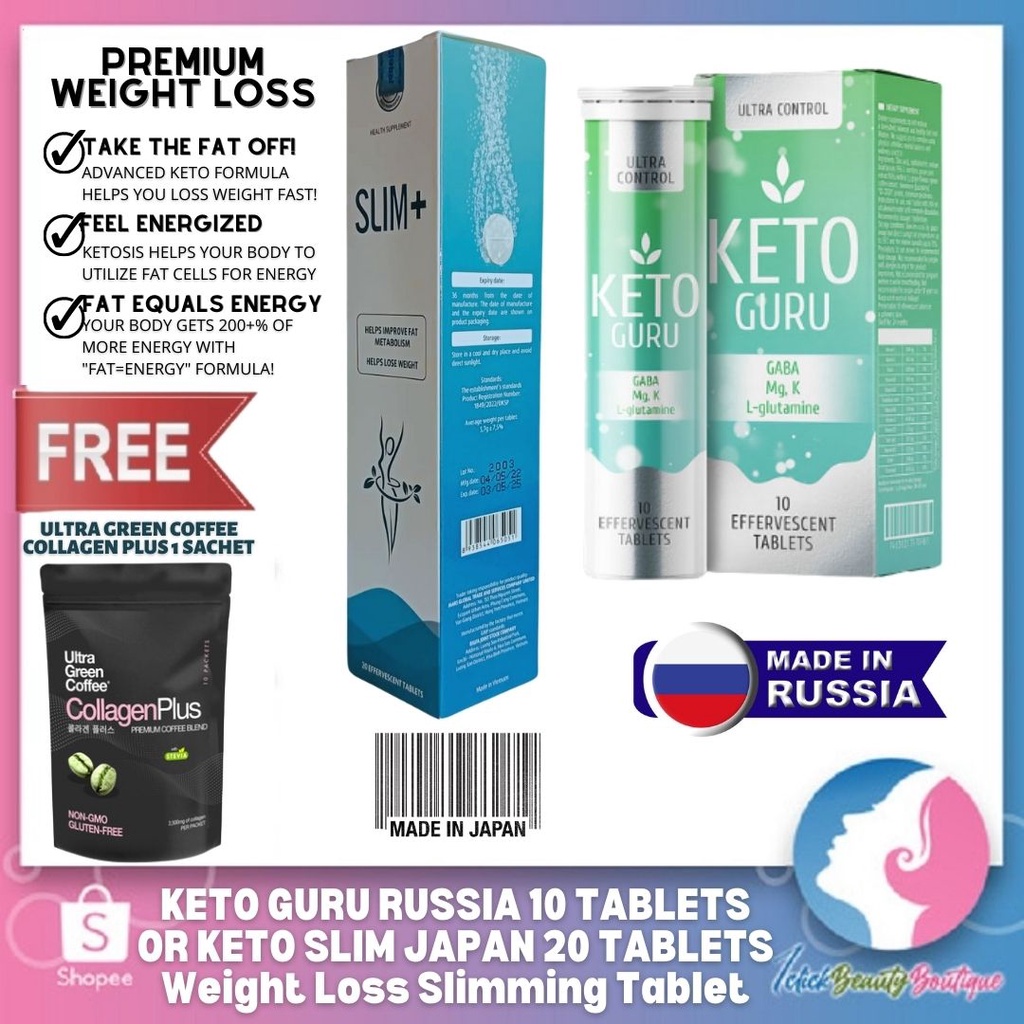 KETO GURU OR KETO SLIM JAPAN Effervescent Weight Loss Slimming Tablet