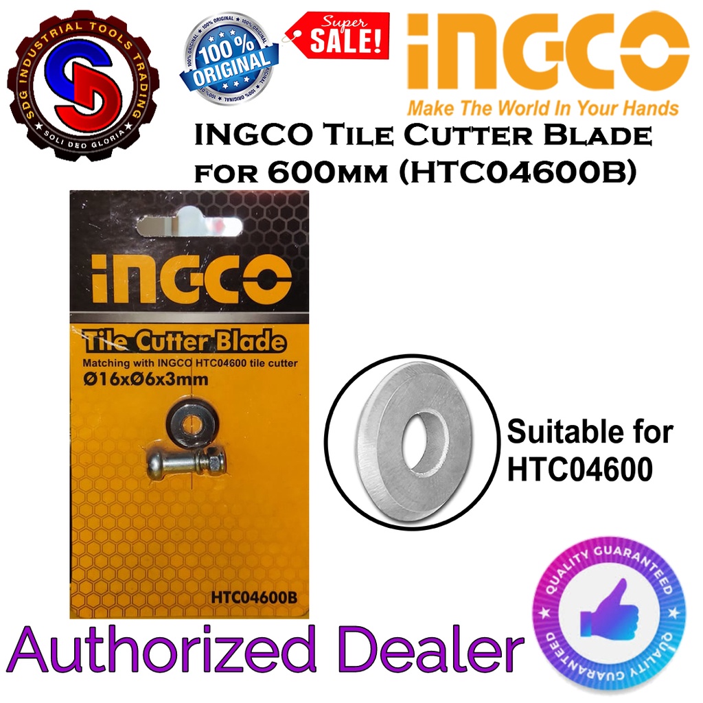 INGCO Tile Cutter Blade for 600mm (HTC04600B) Shopee Philippines