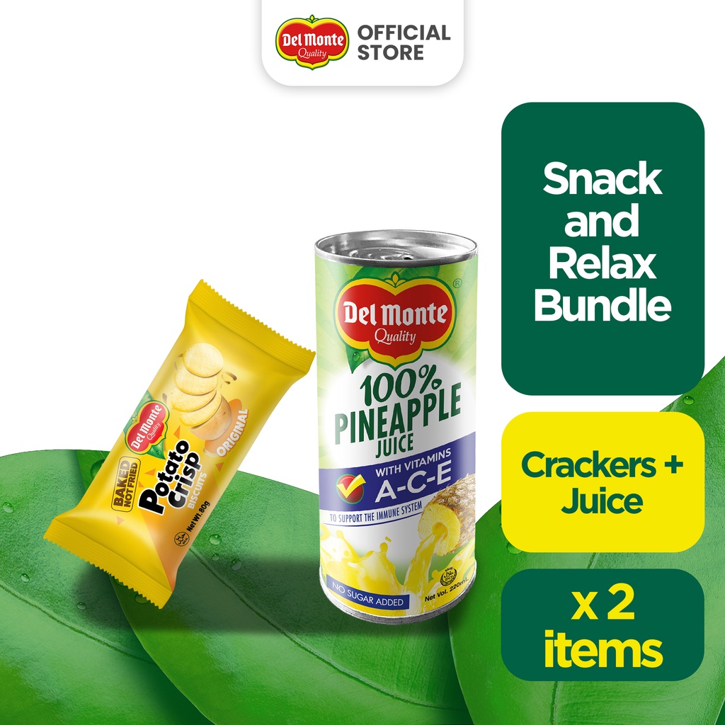 Del Monte Snack and Relax Combo 1 (Potato Crisp Original Flavor 50g