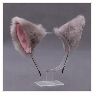 Realistic Long Furry Animal Cat Ears Headband Lolita Cosplay Cat Ears  Headband Anime Dance Party Hair Hoop Girls KawaiiProps for Women Hair  Accessories