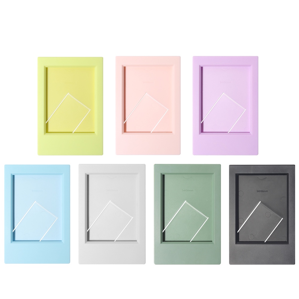 Macaron Color Photo Picture Frame Desktop Standing Vertical Frame Fit ...