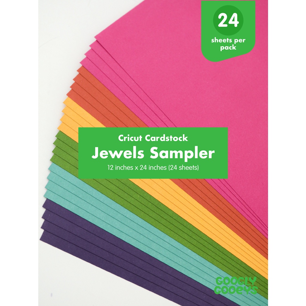 Cricut Cardstock Jewels Sampler 12x24 Birthday Cake Topper Paper