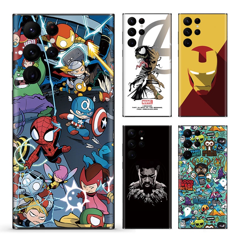 For Samsung Galaxy S22 S21 Note 20 Ultra Plus Decal Skin Cartoon Back ...