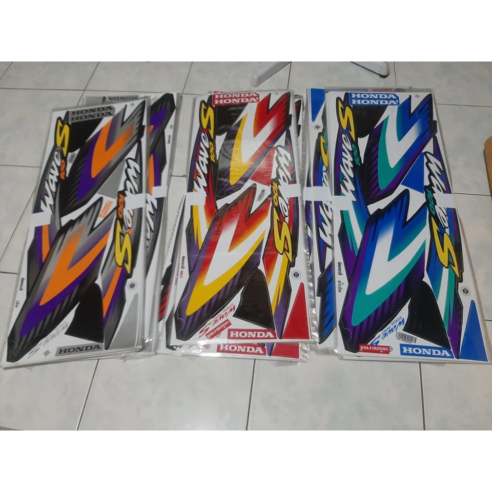 WAVE 100 ALPHA OLD THAILAND DECALS (HINDE CHINA NA NASA IBANG BANSA ...