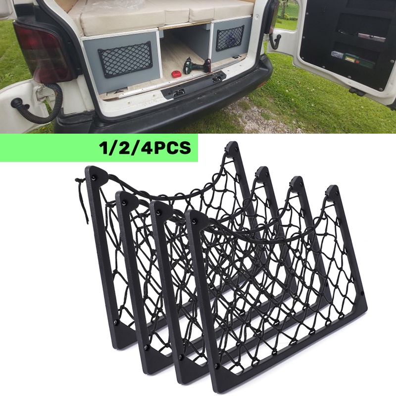 Hot spotElastic Mesh Storage Rack Cargo Mesh Mesh Magazine Rack Car ...