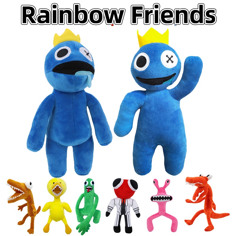 Rainbow Friends Plush Toys Blue Pink Orange Cartoon Anime Game – FlashDrop