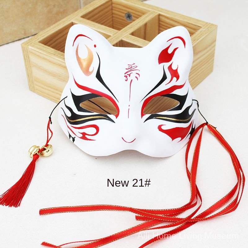 Painted Fox Mask Japanese Demon Cat The Wizard of the Devil Wei Wuwei ...