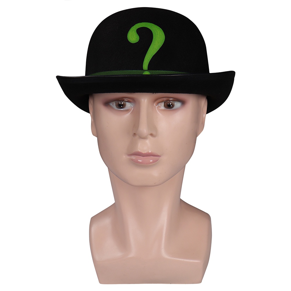 In Stock Toitaly The Riddler Hat Cosplay Costume The Riddler Question ...