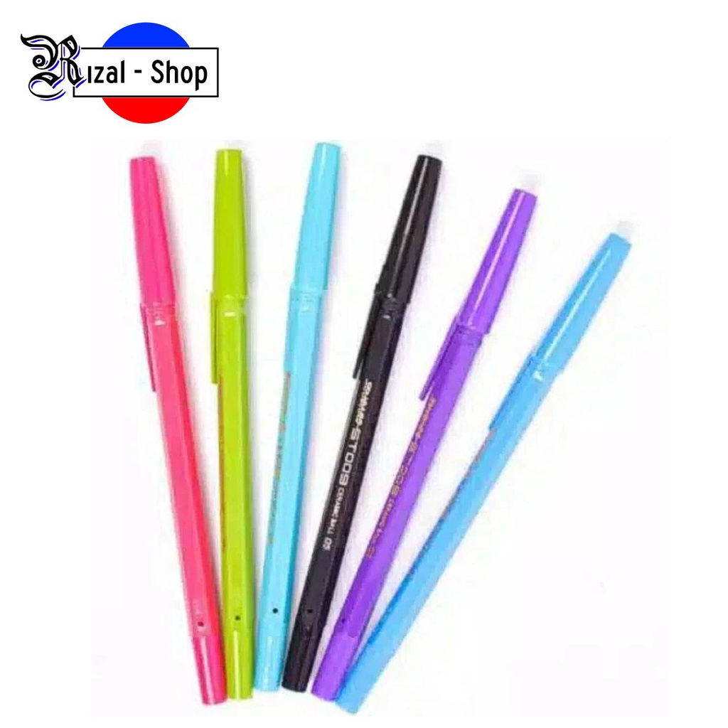 HITAM Pen Ballpoint Pen Standard ST009 Ceramic Ball Black Shopee
