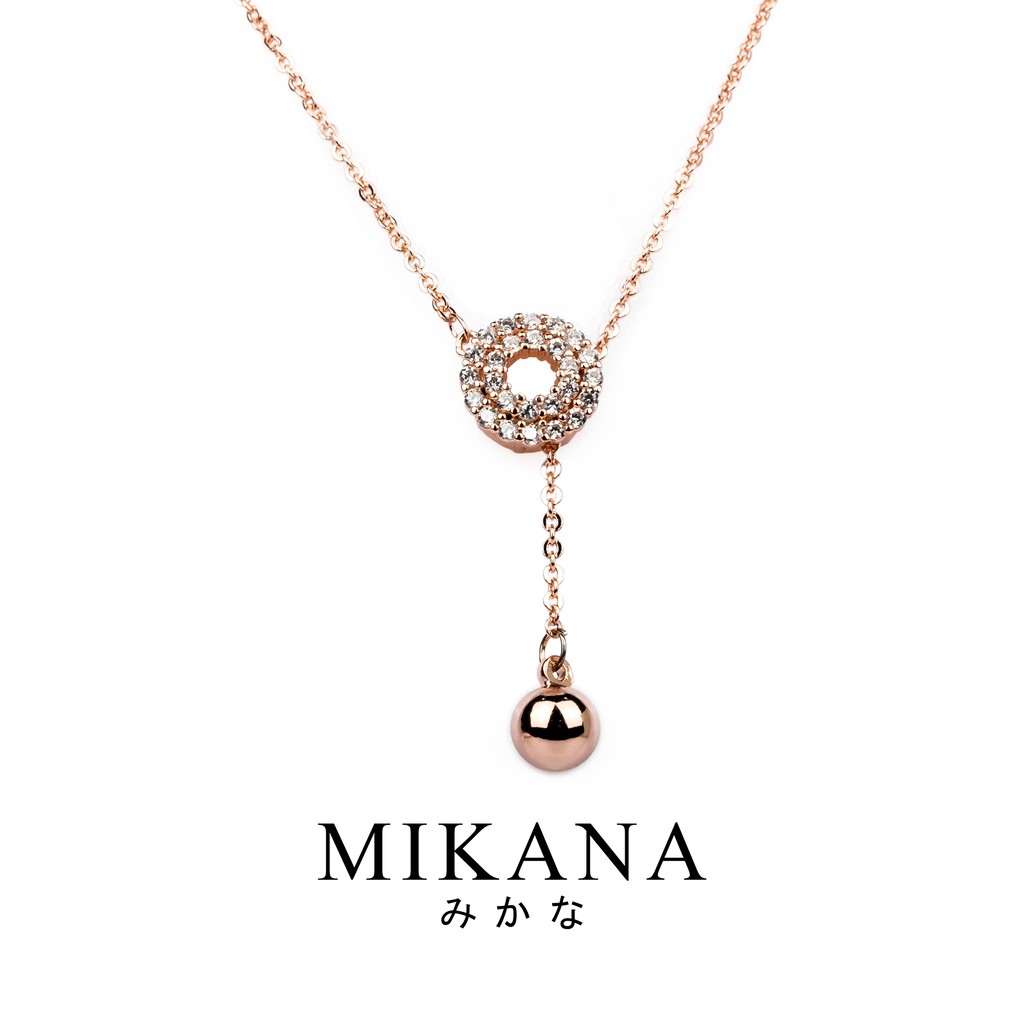 Mikana 18k Rose Gold Plated Moyumi Pendant Necklace Accessories