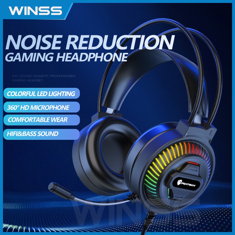 Gaming headset with microphone noise cancelling Gaming headphone with ...