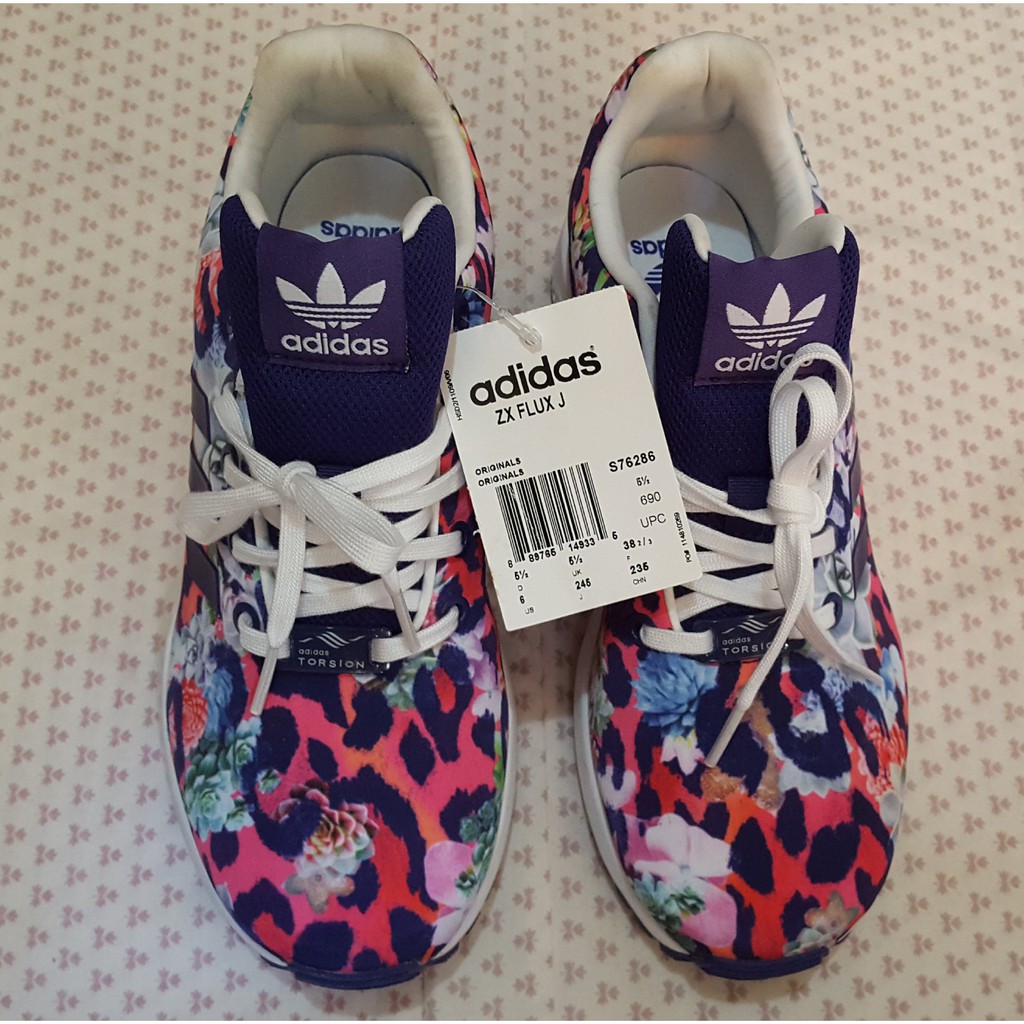 Adidas zx flux floral flower outlet print