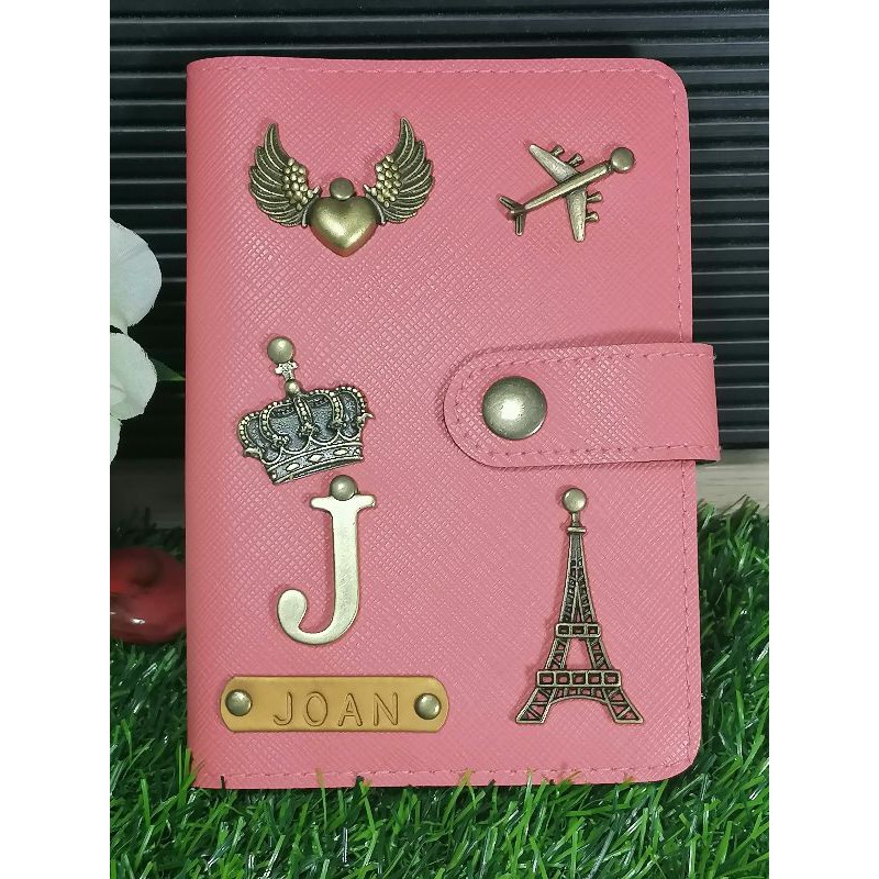 Personalized Passport Holder w/ Lock (FREE Name and 1 Charm) Shopee