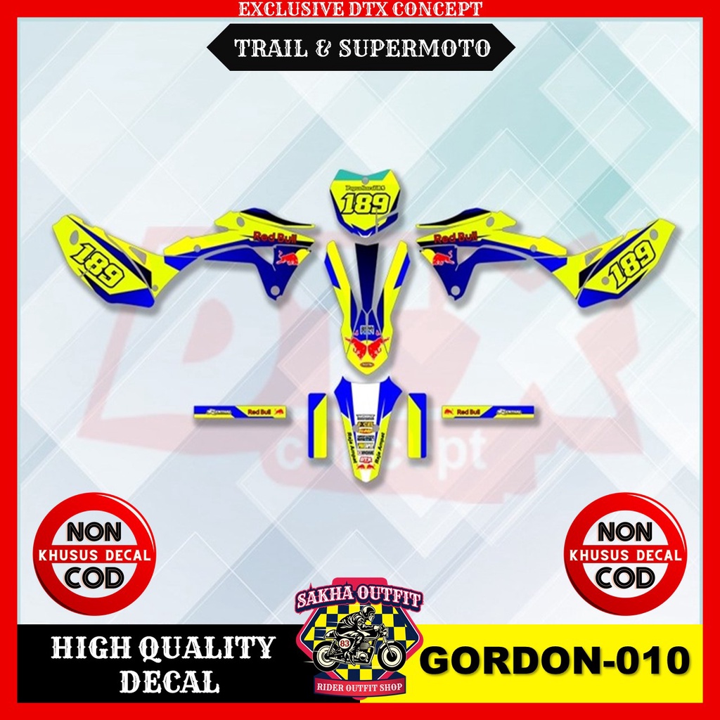 Decal klx GORDON decal GORDON decal klx GORDON full body decal body ...