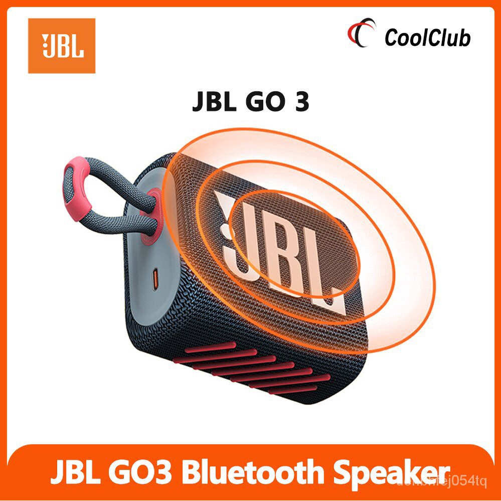 JBL GO3 Wireless Bluetooth 5.1 Speaker GO 3 Portable Waterproof Speaker