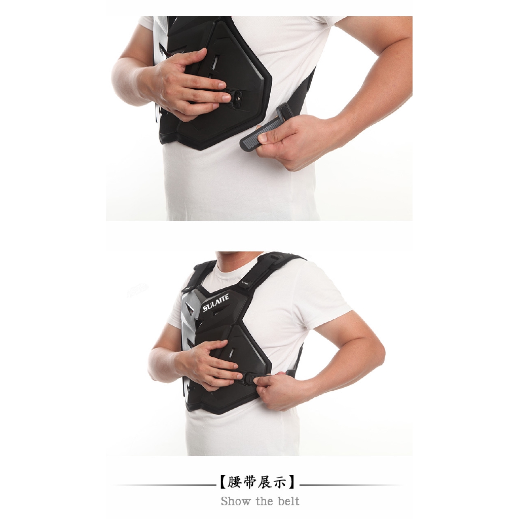 Ready Stock Motor Jacket Back Armor Chest Protector Vest Cafe Racer ...