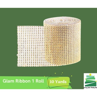 25 yards/lot) Cream White Gold Edge Ribbon high quality satin