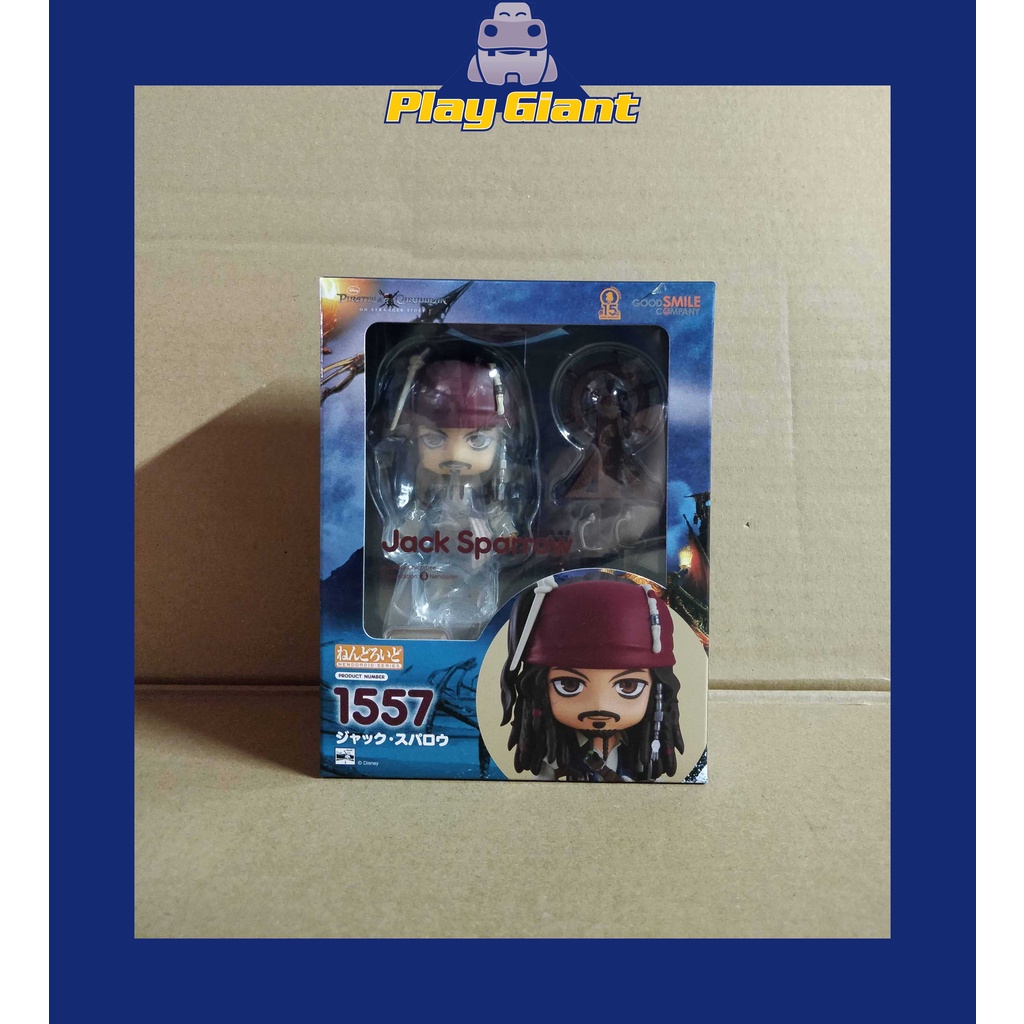 CÓ SẴN) MÔ HÌNH CHÍNH HÃNG NENDOROID 1557 JACK SPARROW (JPV) | Shopee