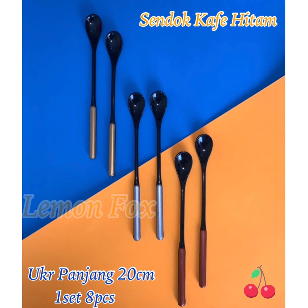 Spoon Long Handle Tea Coffee Spoon Cafe Set Of 8pcs Spoon Ice Fruit