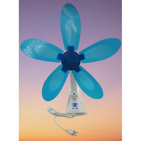 ZH BIG Clip Fan 5 Blades Large Clip Fan Table Clip Fan Big Fan portable