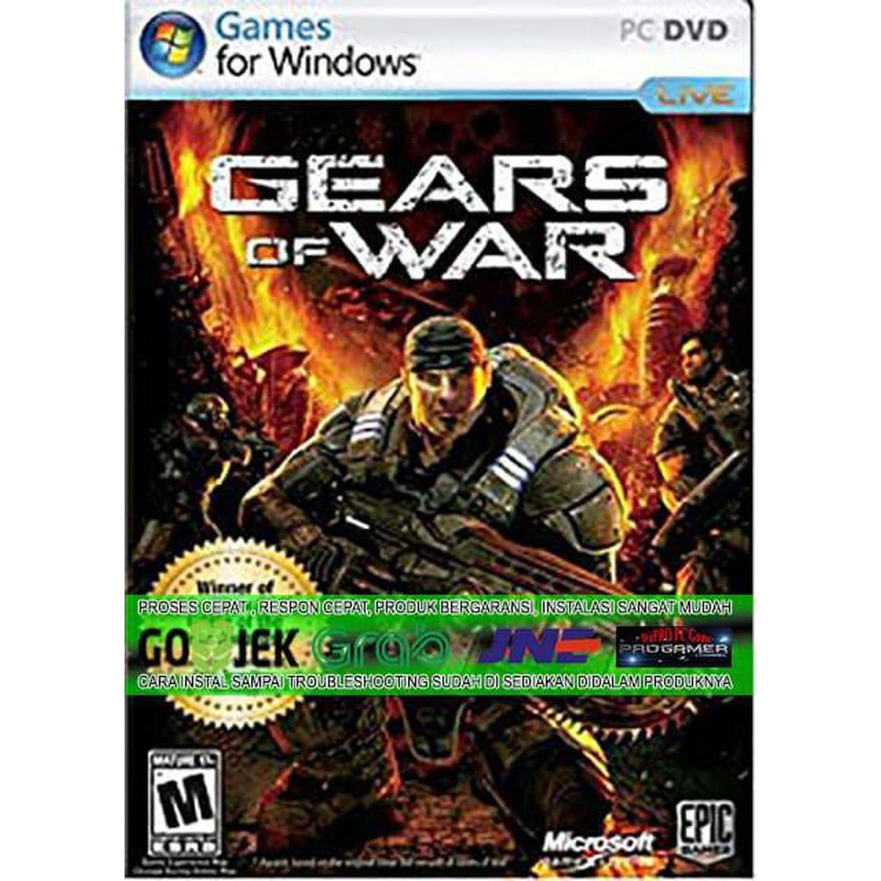 Gears OF WAR CD DVD GAME PC GAMING PC GAMING LAPTOP GAMES | Shopee ...