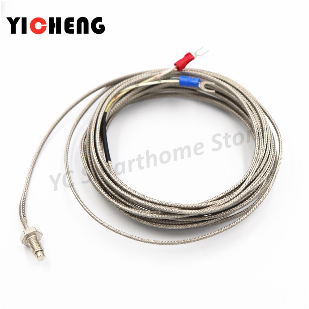 1Pcs 5M / K / E screw type M6 / M8 thermocouple control screw probe ...