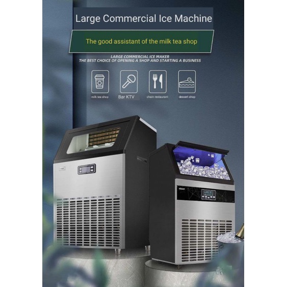 Hicon Heavy Duty Automatic Ice Maker Machine 80kg/90kg/100kg Ice maker