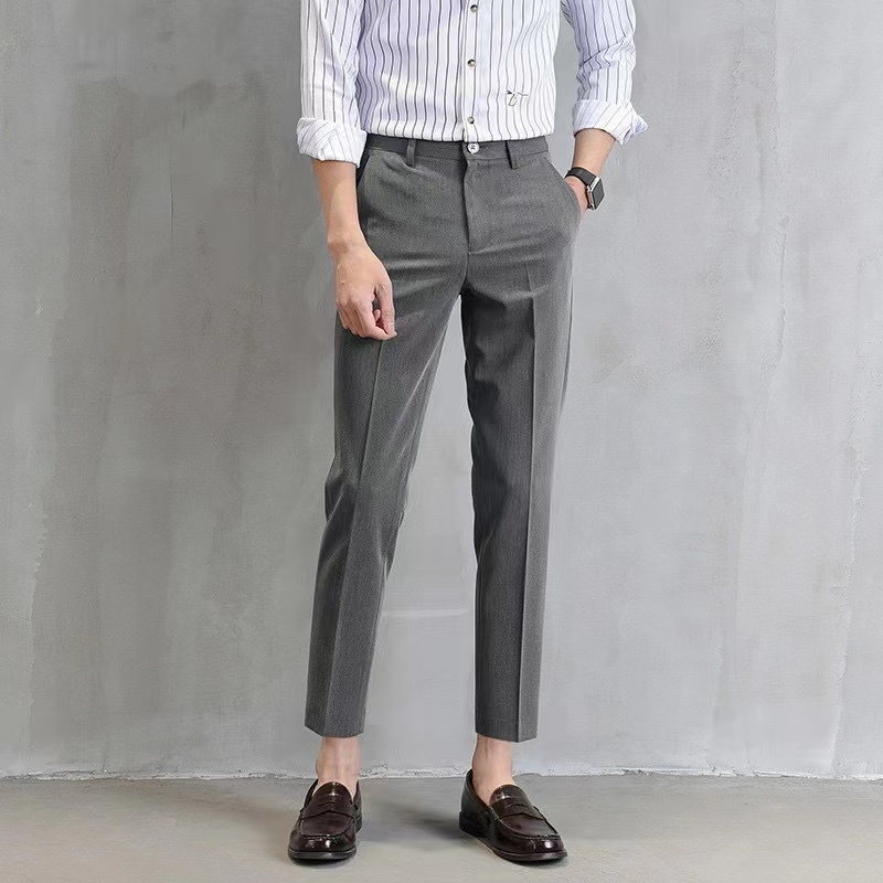 High Quality Trouser Pants for Men Above Ankle Korean Fashion Nice Tela ...