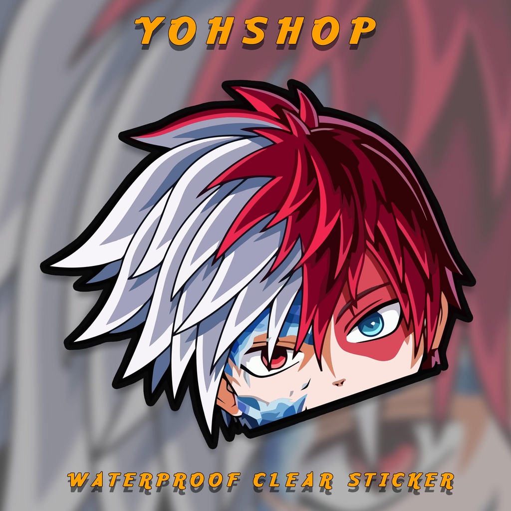 My Hero Academia Sticker My Hero Academia Peeker Waterproof Sticker Tumbler Anime Stickers 5783