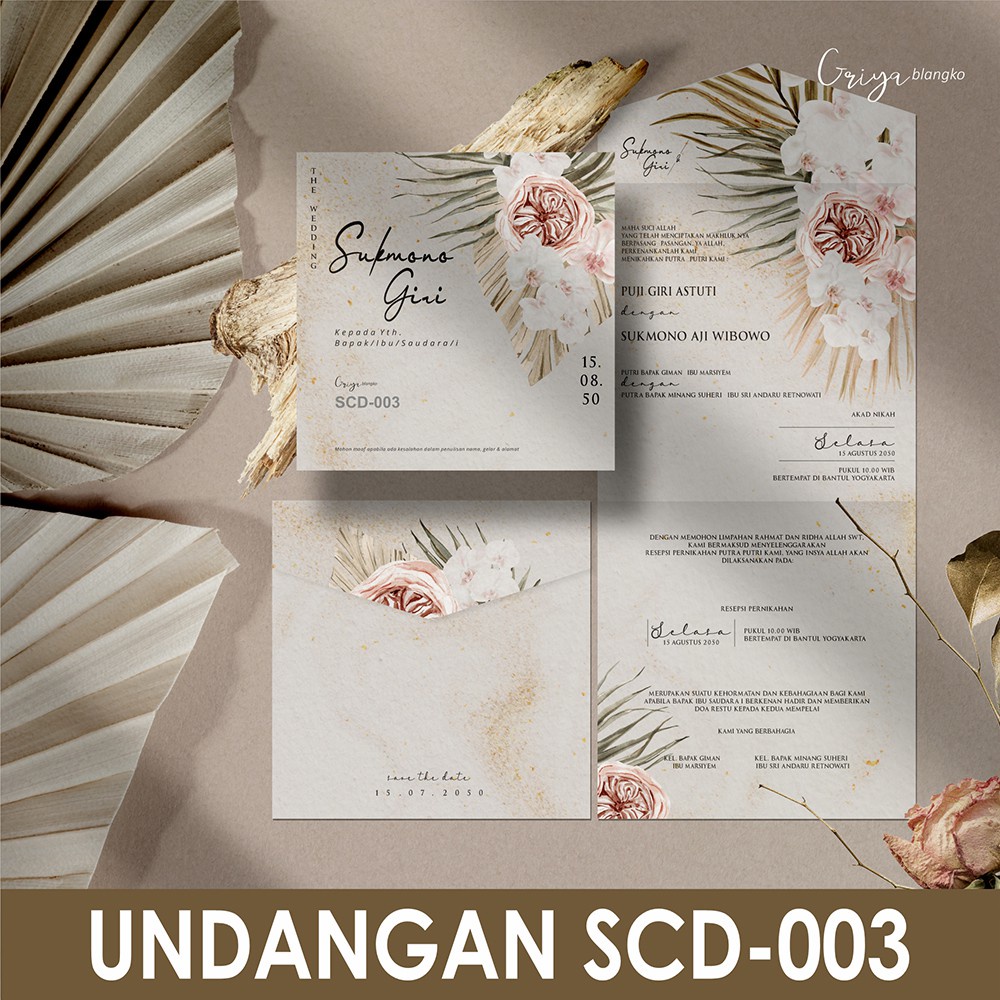 Print WEDDING INVITATIONS SCD-003| Print UNIQUE INVITATIONS| Invitation ...
