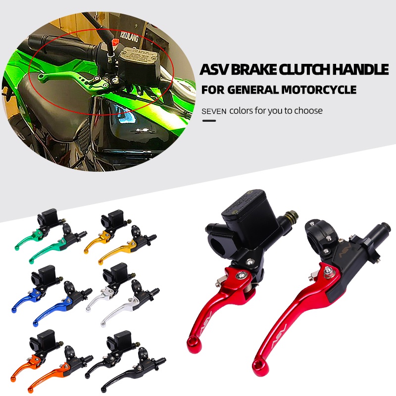 thumbnail image 2 of ASV F3 Unbreakable Folding Shorty Front Brake Lever – Black – Suzuki DRZ/RM/RMZ 2 of 5