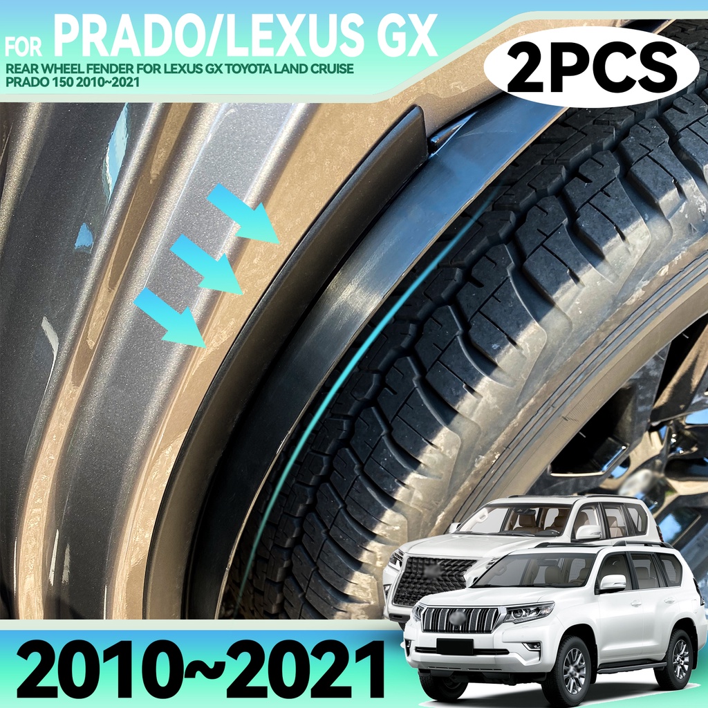 2Pcs/Set Rear Door Wheel Arch Protector Fender Flares Splash Guards Mud ...