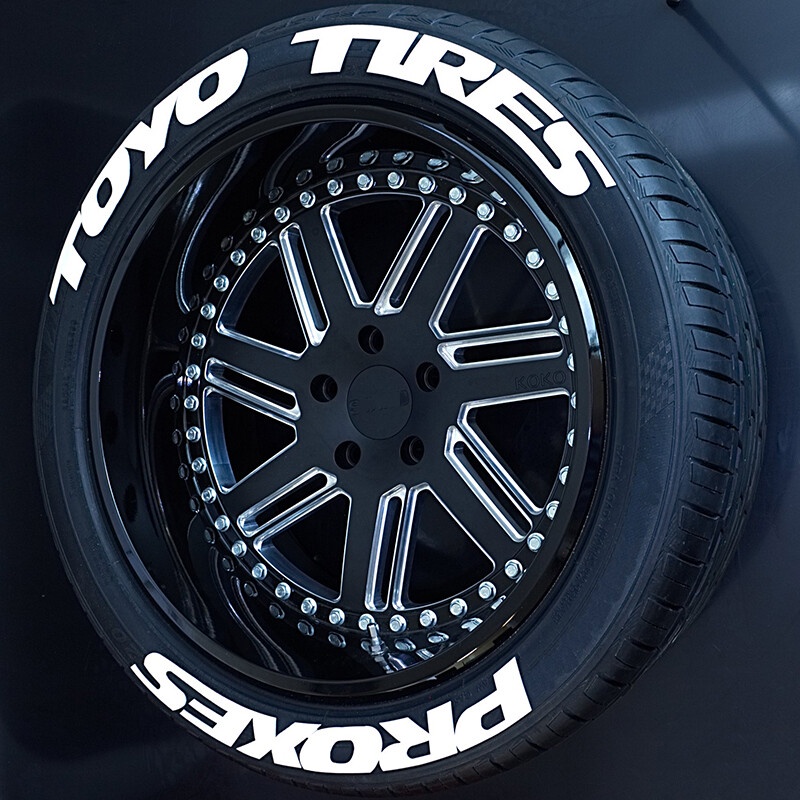 1 Toyo Tires Proxes 3d Car Tire Letter Stickers Wheel Logo Letter 27cm Car Stickers Universal 