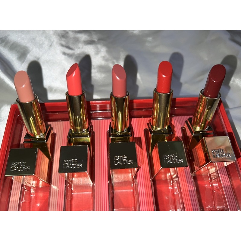 Original Estee Lauder Lipstick Set Full Size 5pc Shopee Philippines