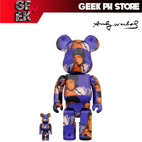Medicom BE@RBRICK Andy Warhol's Muhammad Ali 400 and 100% Bearbrick sold by  Geek PH Store | Shopee Philippines